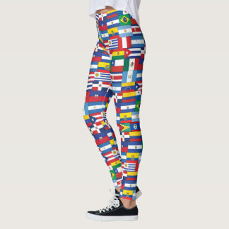 Hispanic Heritage Flagga Leggings