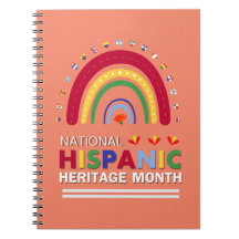 Hispanic Heritage Month Boho Rainbow och Flaggor