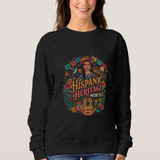 Hispanic Heritage Month Färgglad Latin Folk Art Ce T Shirt