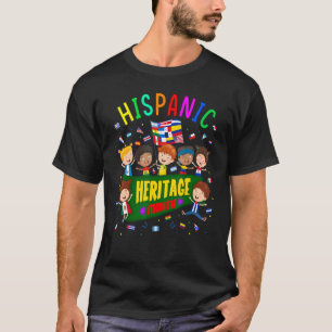 Hispanic Heritage Month Firande För barn All F T Shirt