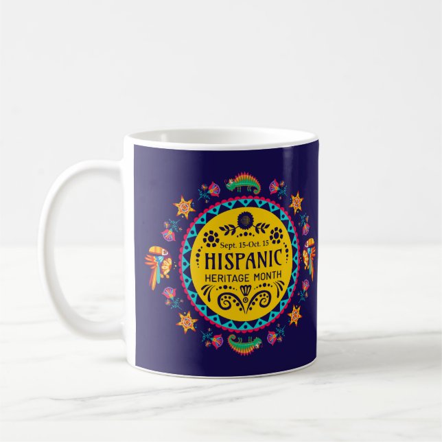 Hispanic Heritage Month Kaffemugg (Vänster)