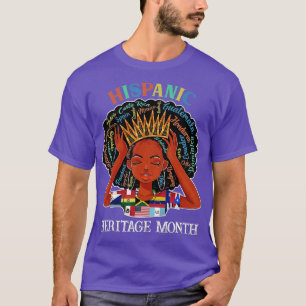 Hispanic Heritage Month Latina Girls Latino Countr T Shirt