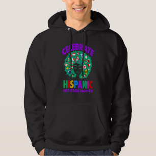 Hispanic Heritage Month Latino Alla Länder Svart Hoodie