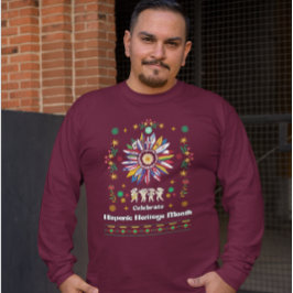 Hispanic Heritage Month Latino Flaggor solros De T Shirt
