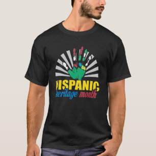 Hispanic Heritage Month Latino Power Hand Latino H T Shirt