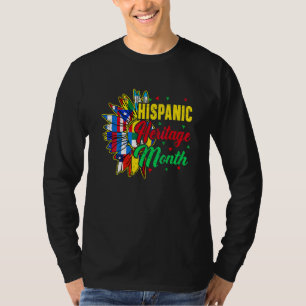 Hispanic Heritage Month Latinska Länder Flaggor So T Shirt