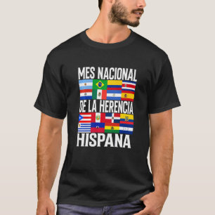 Hispanic Heritage Month Mes Nacional de La Herenci T Shirt