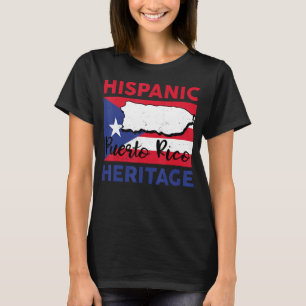 Hispanic Heritage Month Shirt Puerto Rico Girls Ki T