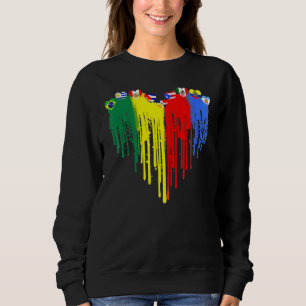 Hispanic Heritage Month Stolta Latino Latina Män K T Shirt
