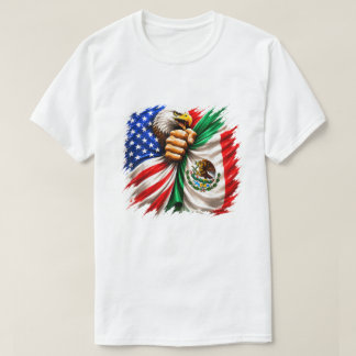 Hispanic Heritage Month USA Mexikos flagga T Shirt