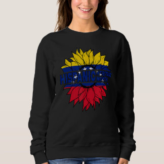 Hispanic Heritage Month Venezuela Flag Sunflower P T Shirt