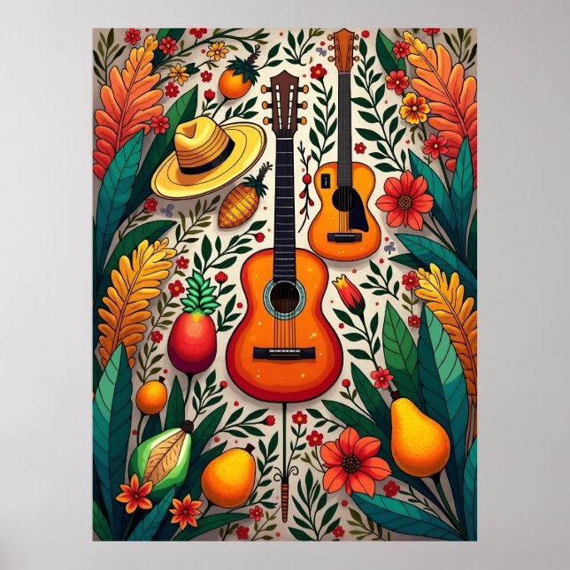 Hispanic Heritage Mosaic Poster (Framsidan)