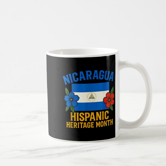 Hispanic Heritage Nicaragua National Month Nicarag Kaffemugg (Höger)