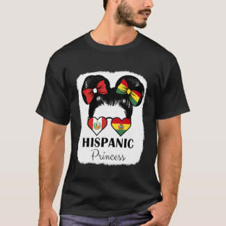 Hispanic prinsessa rötter Peru och Bolivia Mix arv T Shirt