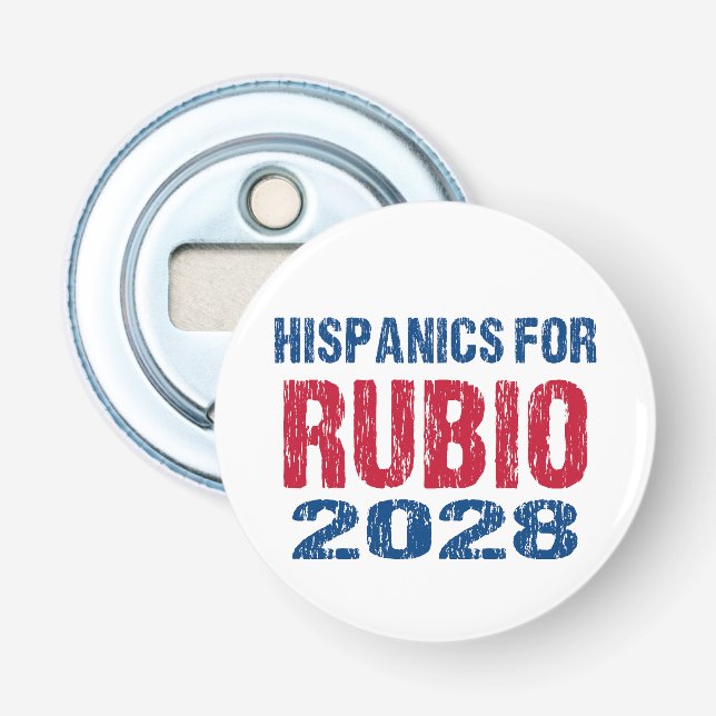 Hispanics for Rubio 2028 Flasköppnare (Framsidan)