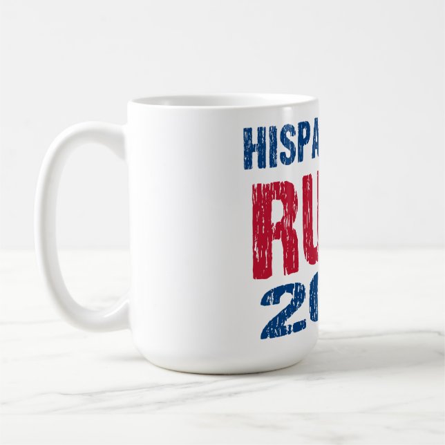 Hispanics for Rubio 2028 Kaffemugg (Vänster)