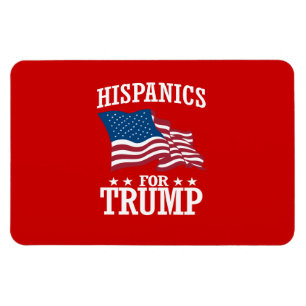 HISPANICS FÖR TRUMF MAGNET