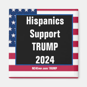Hispanics Support TRUMP 2024 magnet