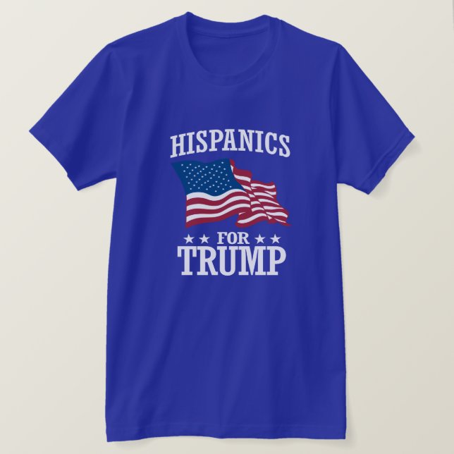 HISPANIKER FÖR TRUMP T SHIRT (Design framsida)