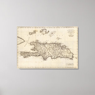 Hispaniola St Domingo Canvastryck