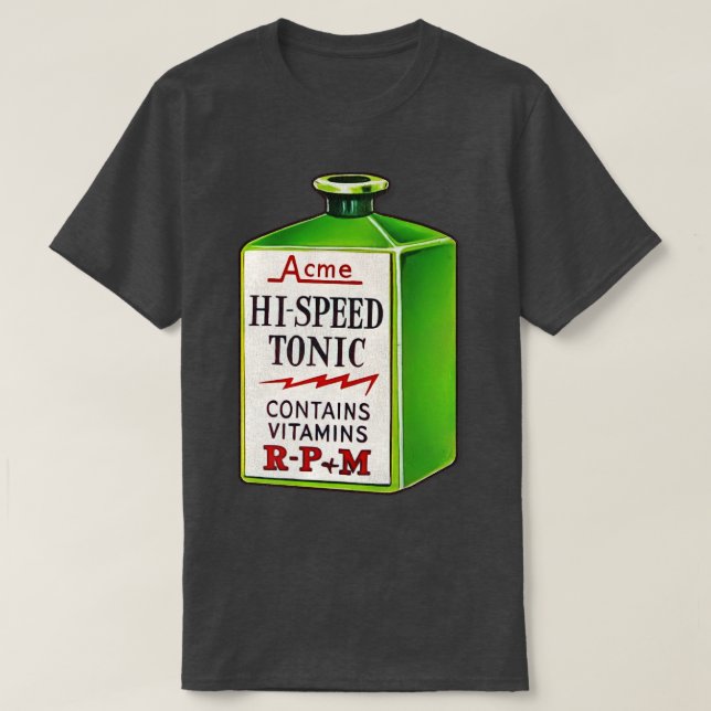 HiSpeed Tonic innehåller RPM T Shirt (Design framsida)