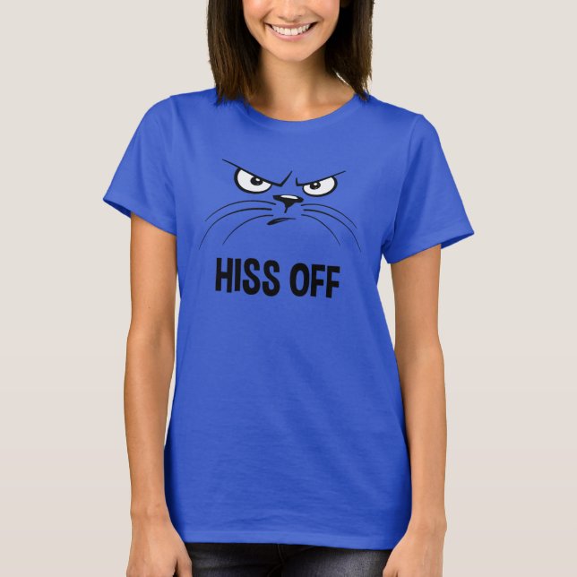 Hiss av luddig Arg T Shirt (Framsida)