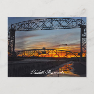 Hiss Bridge Duluth Minnesota Vykort