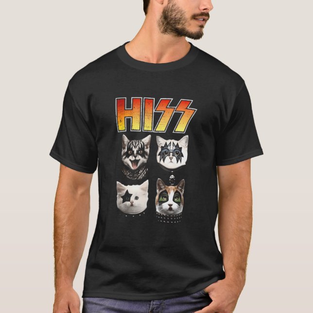 Hiss Ca Hiss Cat Hiss Cat T Shirt (Framsida)