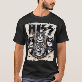 Hiss Cats Sten Kittens Rocking Music Cat Lovers T Shirt