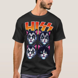 Hiss Cats Sten Kittens Rocking Music Cat Lovers T Shirt