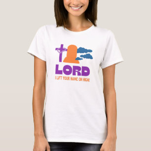 HISS DITT NAMN PÅ HIGH Christian Påsk T Shirt