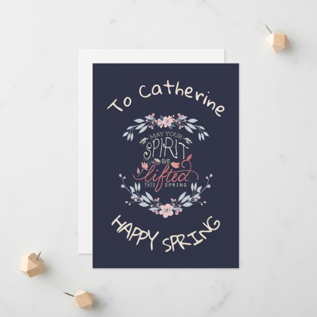 Hiss ditt spritkort i vår personlig meddelande (Fram/Back In Situ)