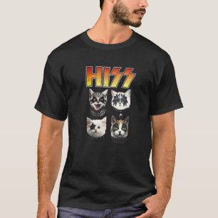 HISS Funny Cat Hiss Cat Lover Hiss Cat T Shirt