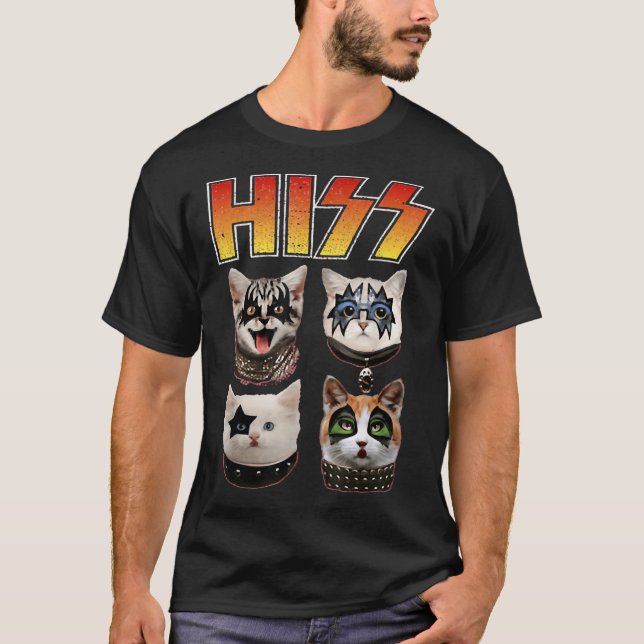 Hiss Funny Cat Lover Essential  T Shirt (Framsida)