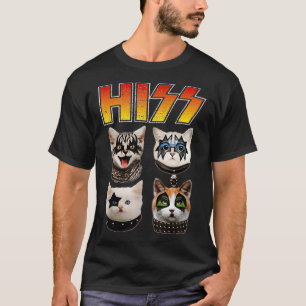 Hiss Funny Cat LoverTShirt T Shirt