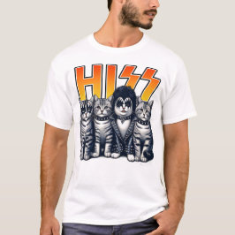 Hiss Funny Cat T Shirt