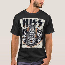 Hiss Funny Cat T Shirt