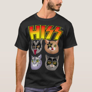 Hiss Funny Cats Kittens Sten Rockin Gift Tee Pun
