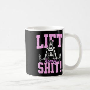 Hiss Heavy 1 Lung Gym Workout the PowerLyftande Hu Kaffemugg