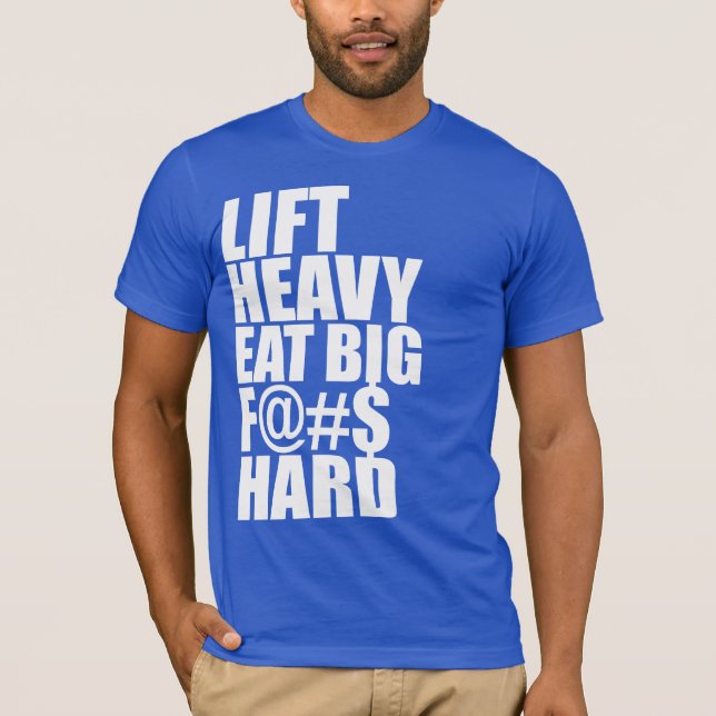 Hiss Heavy, Eat Big Tee Shirt (Framsida)