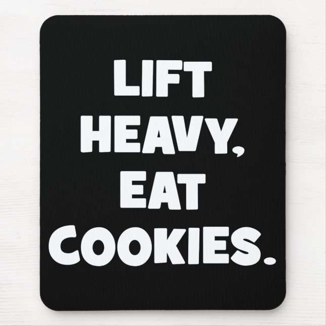 Hiss Heavy, Eat Cookies - Funny - Novelty Workout Musmatta (Framsidan)