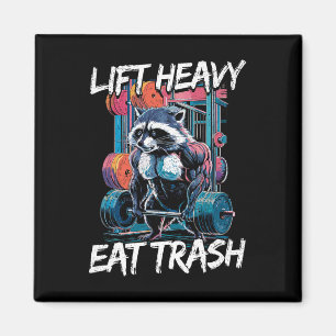 Hiss Heavy Eat Sopor Weightlyftande Bodybuilding G Magnet