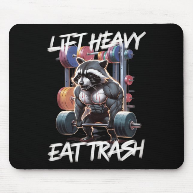 Hiss Heavy Eat Sopor Weightlyftande Bodybuilding G Musmatta (Framsidan)