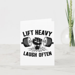 Hiss Heavy Laugh Oofta Weightlifter Bodybuilding B Kort