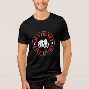 Hiss Heavy Live Light Logotyp T Shirt