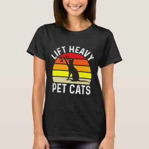 Hiss Heavy Pet Cats Bodybuilding T Shirt