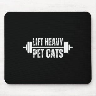 Hiss Heavy Pet Cats Weightlifter Gym Barbell Cat O Musmatta