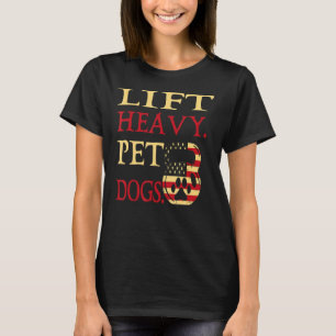 Hiss Heavy Pet Hundar American Bodybuilding Kettle T Shirt