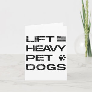 Hiss Heavy Pet Hundar Funny Gym Workout Tee Weight Kort