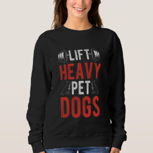 HISS HEAVY PET HUNDAR Weightlyftande Hund älskare T Shirt
